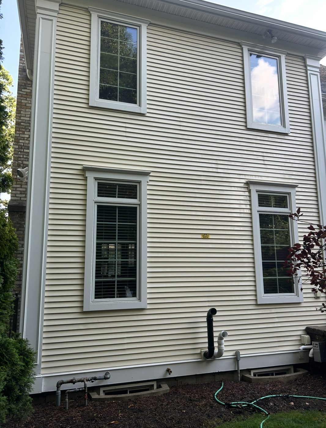 Siding after washing